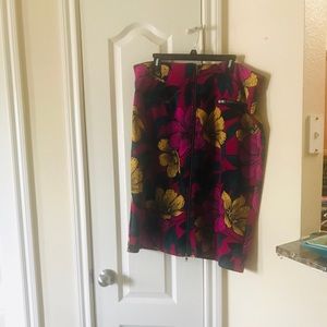 Worthington Floral Skirt